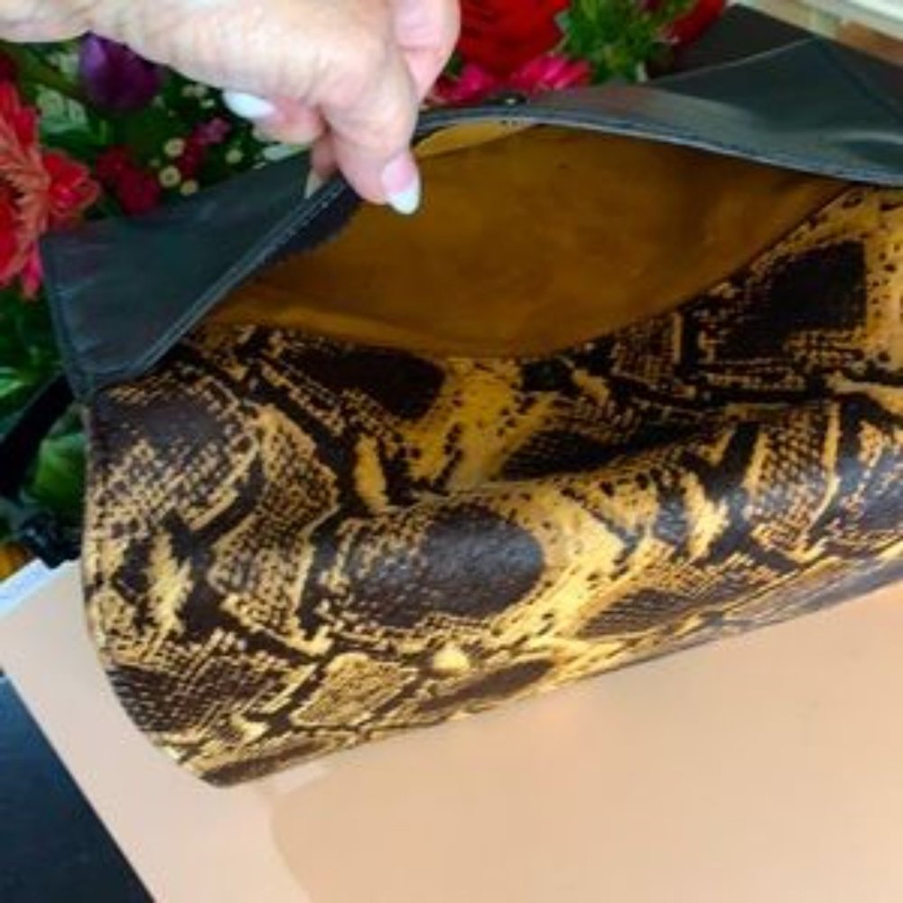 NWT Patricia Nash Python Tijola Python Leather Bag - Picture 13 of 13
